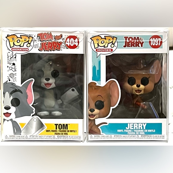 Tom and Jerry Funko Pop! Unbelievably Cute MINT in soft protectors. - Picture 2 of 6